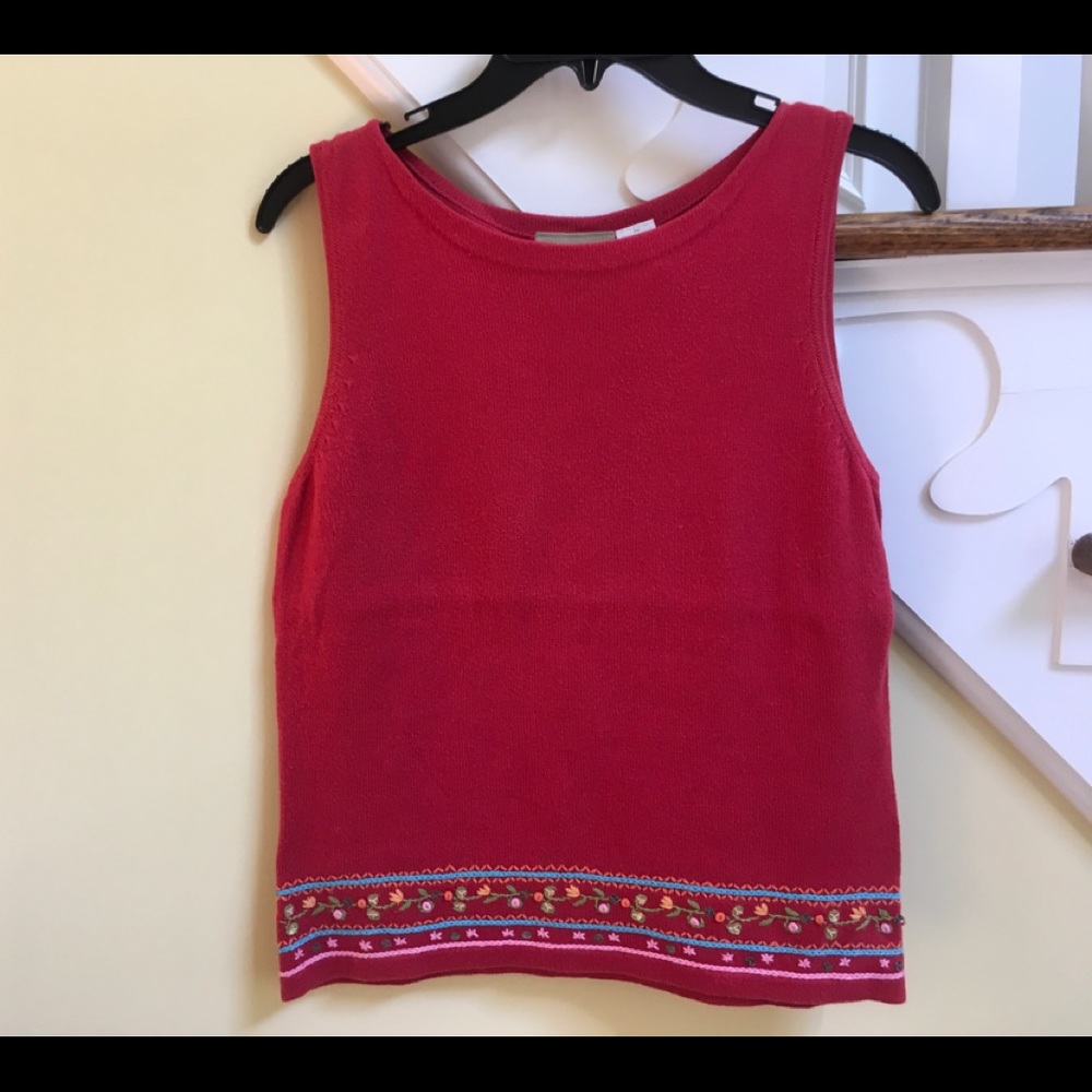 Liz Claiborne knit tank top. M